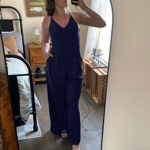 HALARA Navy Blue Jumpsuit
